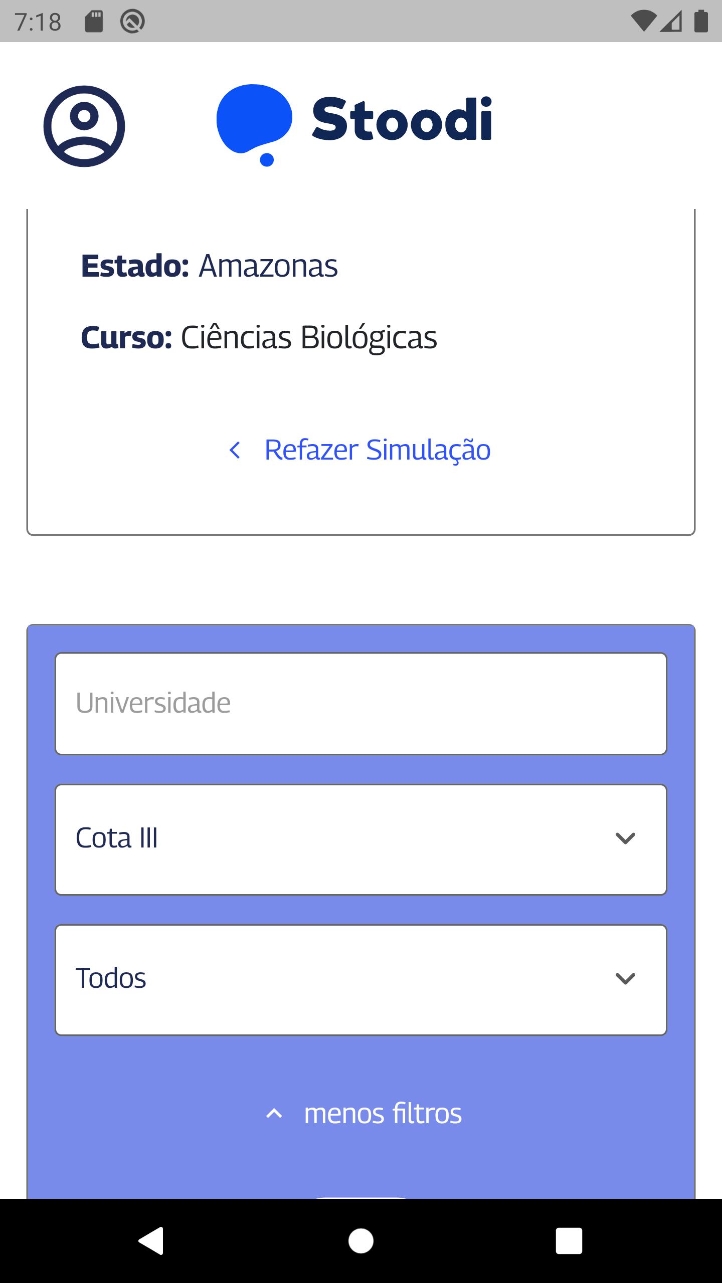 Simulador Sisu 2022 - simular nota de corte dos cursos