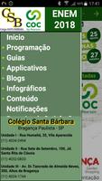 Aulão ENEM 2018 - Colégio Santa Bárbara COC Poster