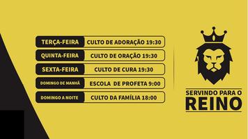 Servindo para o Reino Affiche