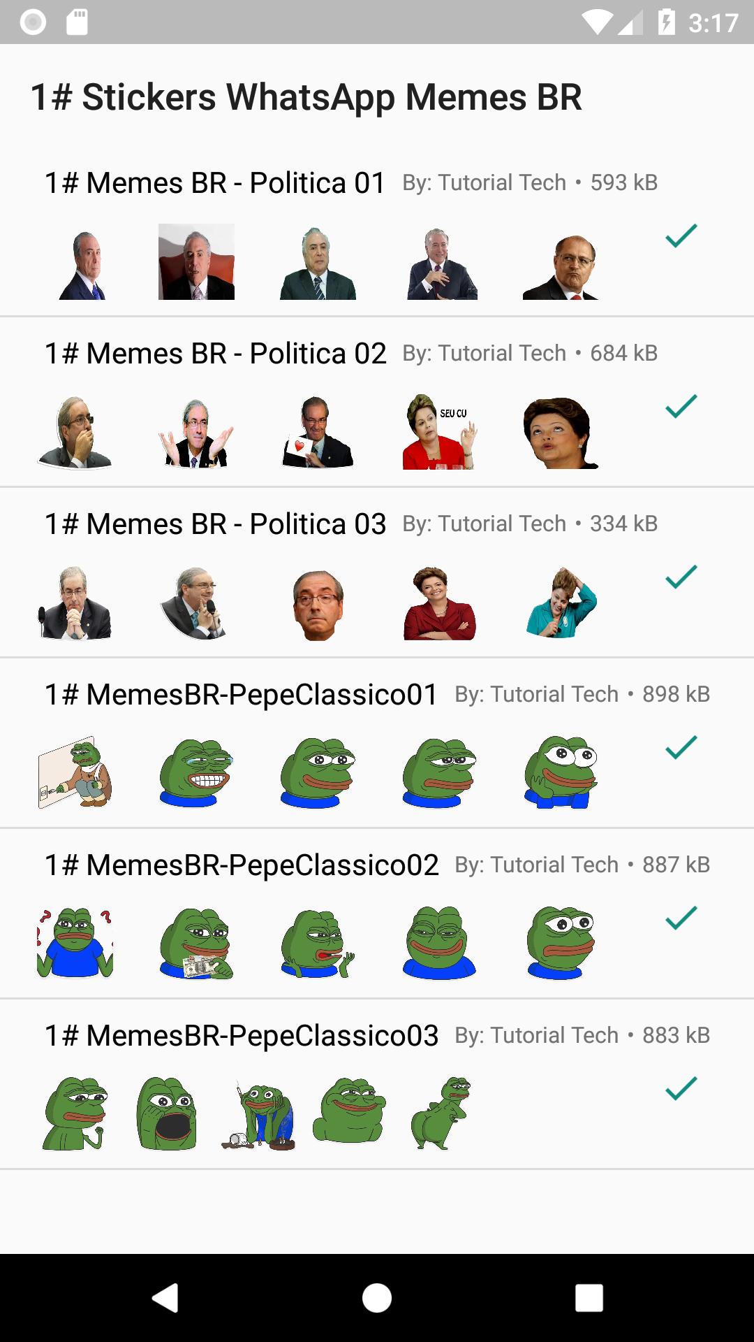 1 Stickers Whatsapp Memes Br Bytutorial Tech For Android Apk