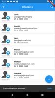 Contacts list ภาพหน้าจอ 3