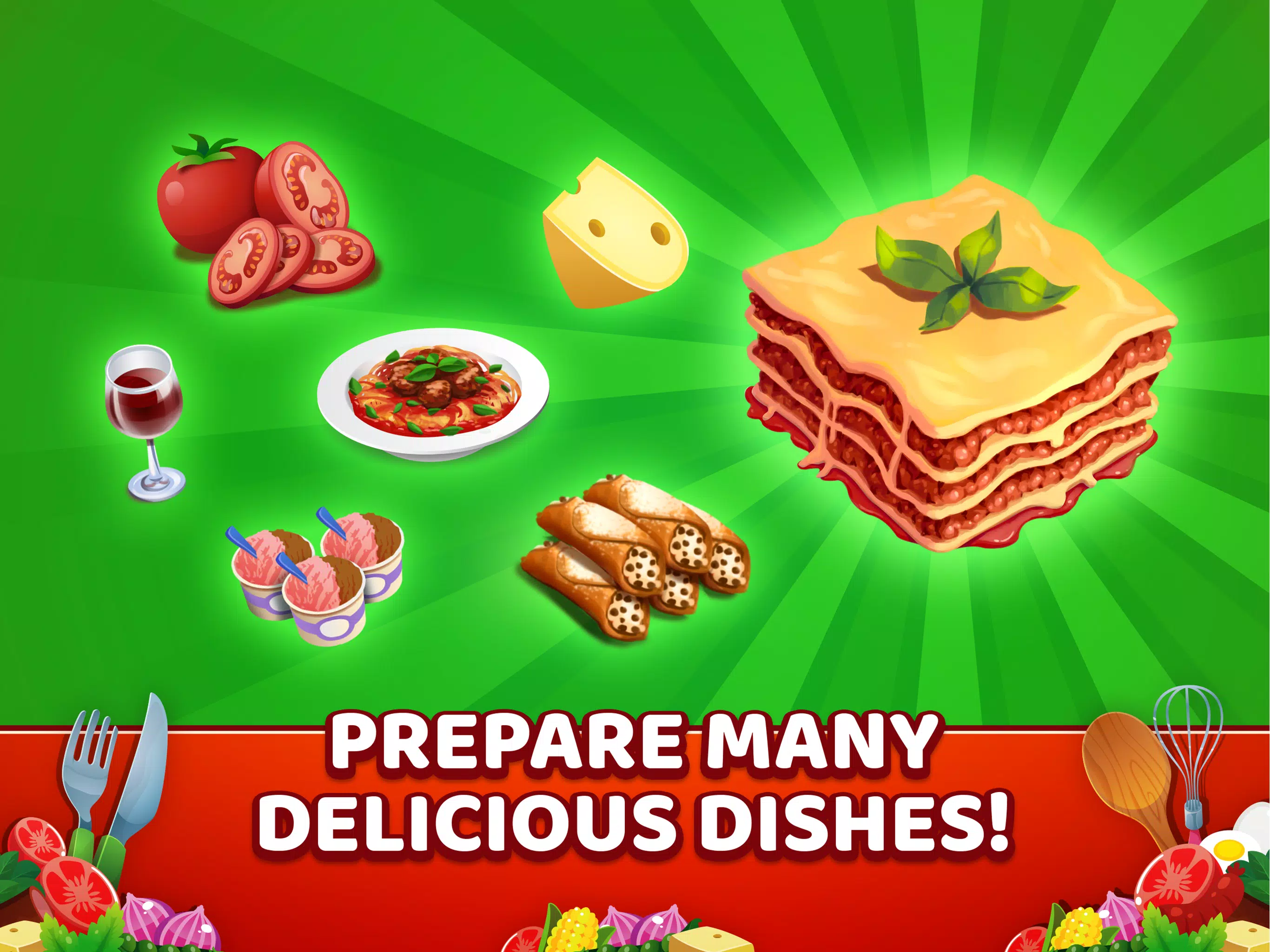 JOGO ITALIAN FOOD - JOGO DE CULINARIA