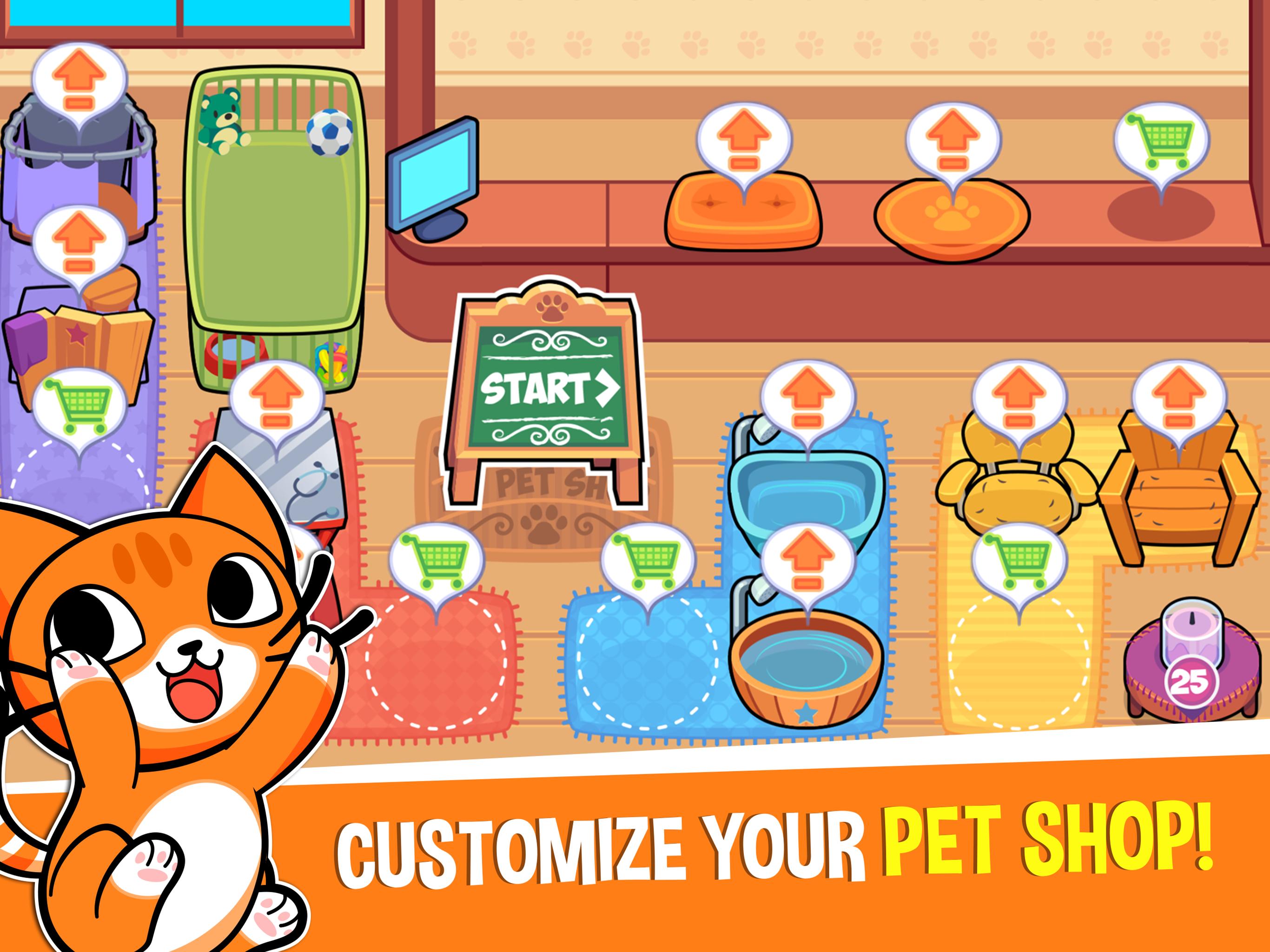 My Virtual Pet Shop Cute Animal Care Game for Android