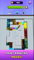 Paint by Maze: art & coloring screenshot 1