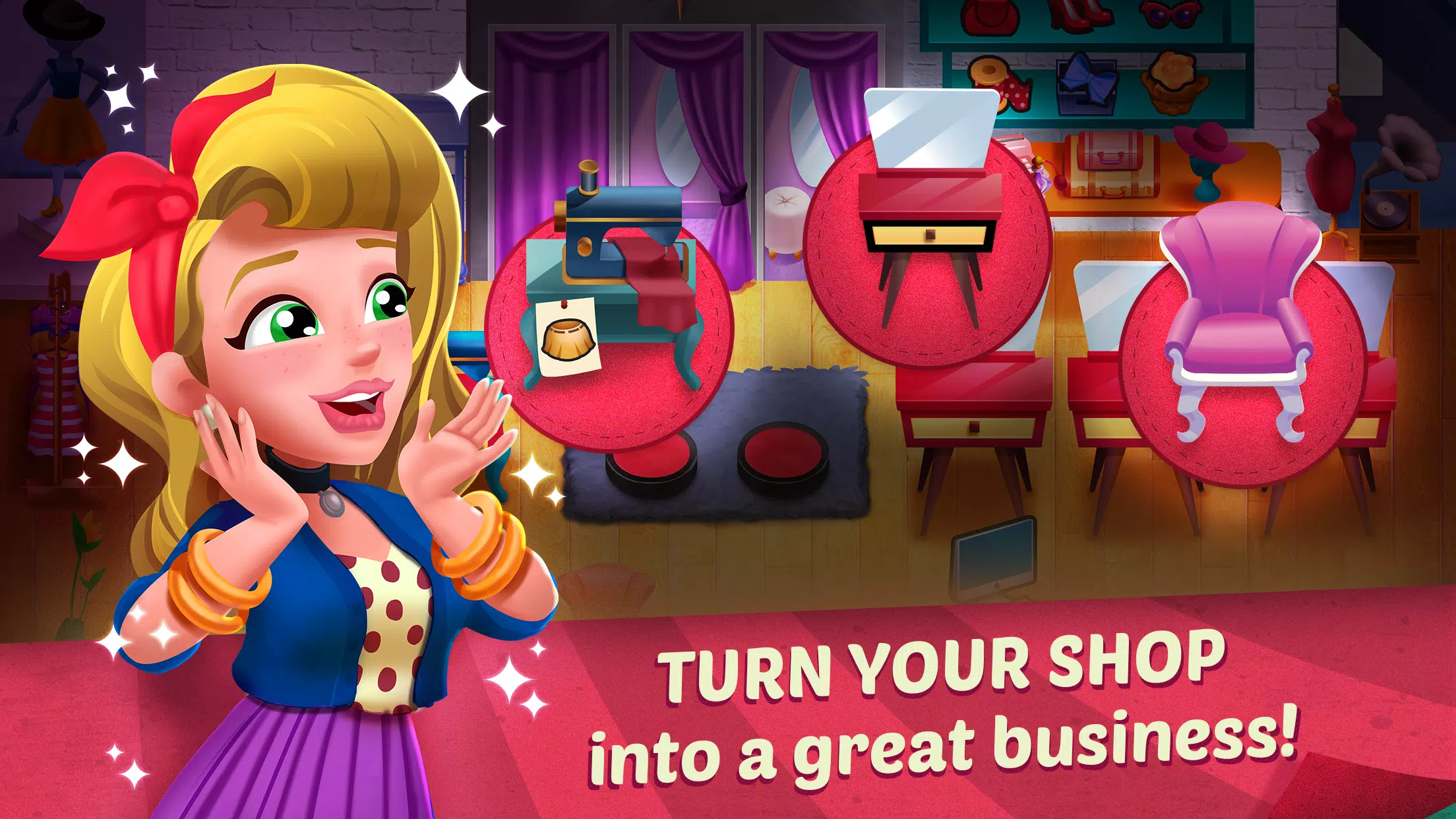 Retro Style Dash: Fashion Shop