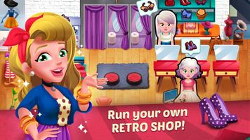 Poster Retro Style Dash: Fashion Shop