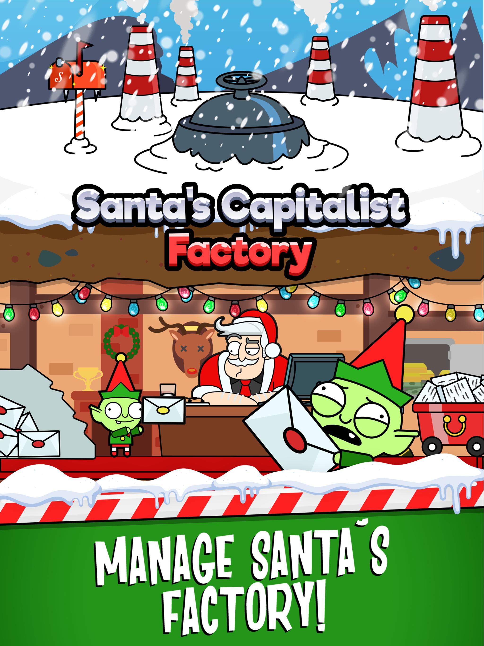 Santas Capitalist Factory Idle Xmas Tycoon For Android - christmas tycoon roblox