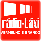 Radio Taxi Vermelho e Branco ícone