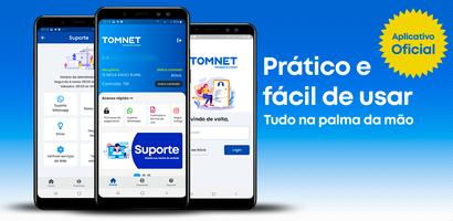TOMNET Internet - App Cliente الملصق