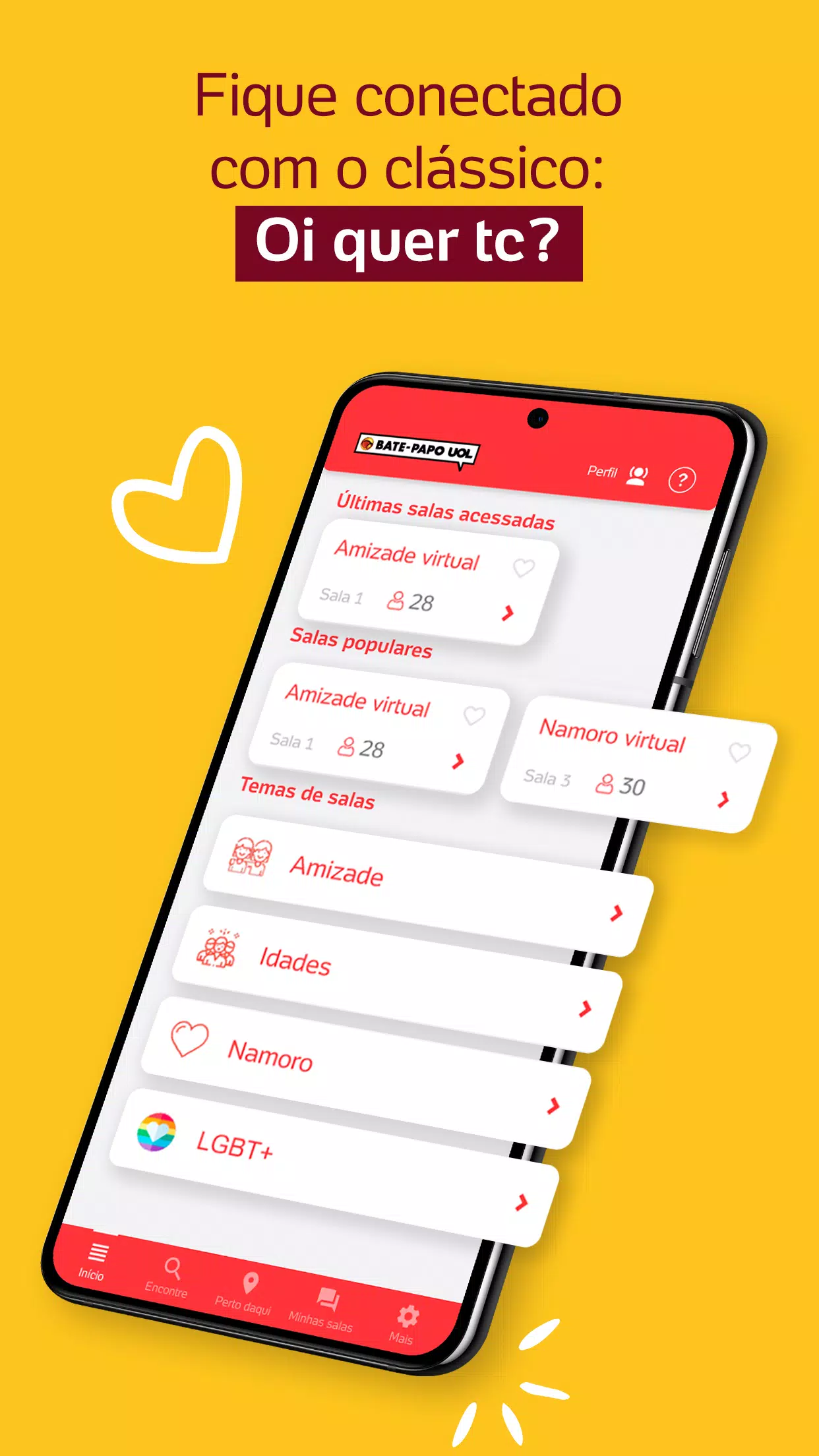 Download do APK de Namoro, bate-papo e amizade para Android