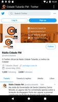 Rádio Cidade Tubarão FM capture d'écran 3