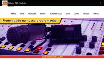 Rádio Cidade Foz Itajaí FM Affiche