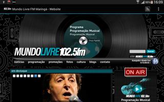 Mundo Livre FM Maringá ảnh chụp màn hình 3