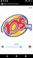 Rádio 105 FM Criciúma Plakat