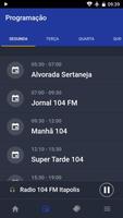 Rádio 104 FM - Itápolis スクリーンショット 1