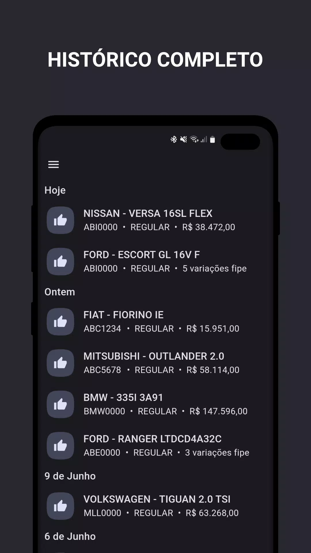 Descarga de APK de Consulta Placa FIPE e Multas para Android