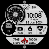 RW1 Digital Watch Face