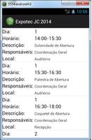 Programação Expotec JC 2014 capture d'écran 2