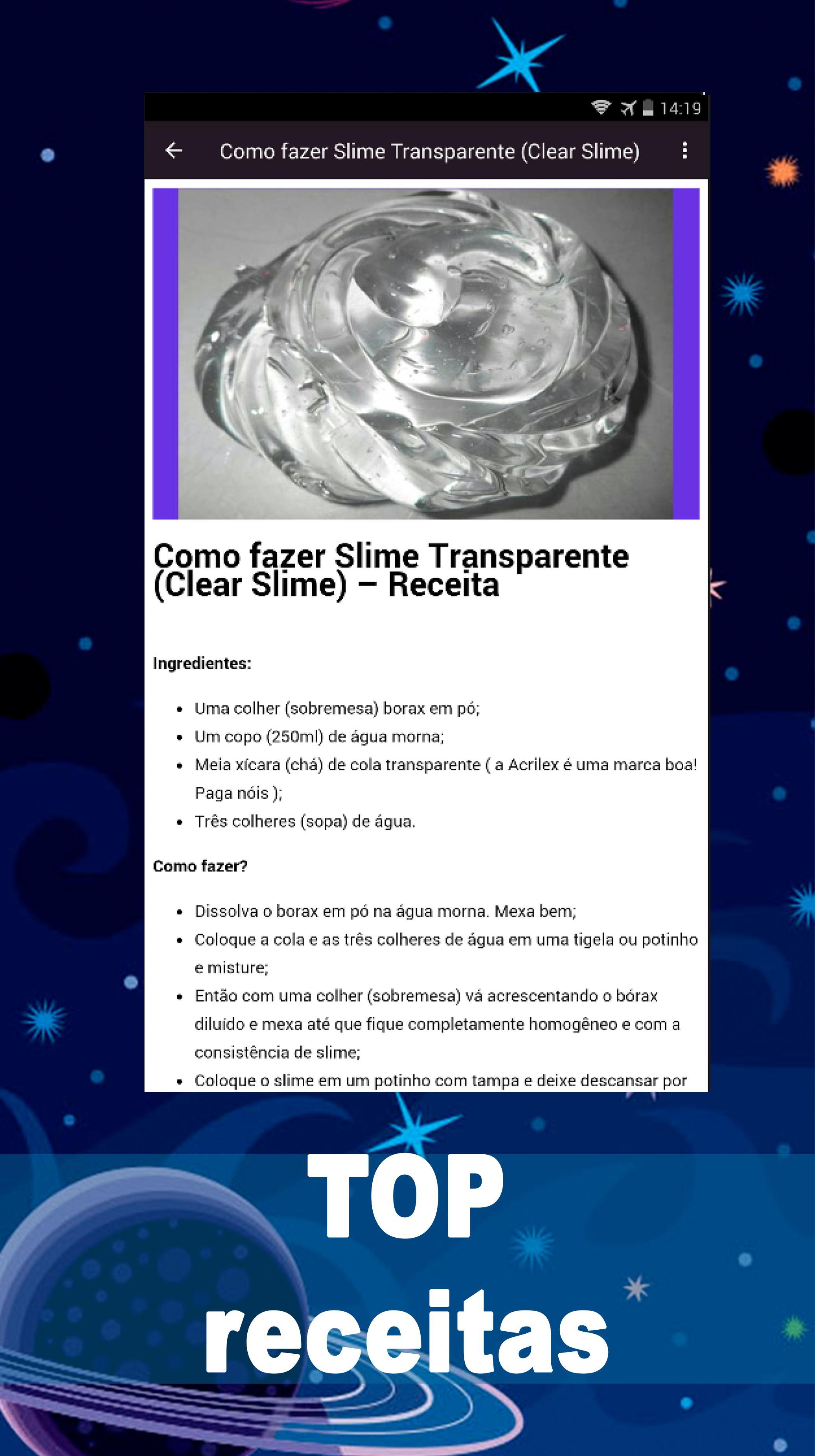 Como Fazer Slime Caseiro Fluffy - Xtudoreceitas, Receita