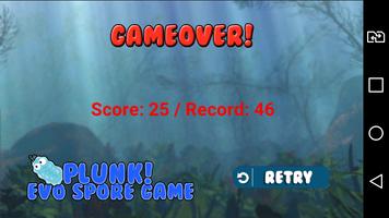 Plunk! Evo Spore Game capture d'écran 1