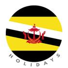 Brunei Holidays : Bandar Seri Begawan Calendar آئیکن