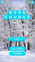 Word Chunks - IQ Word Brain Games Free for Adults-poster