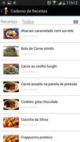 Caderno de Receitas Pro capture d'écran 1