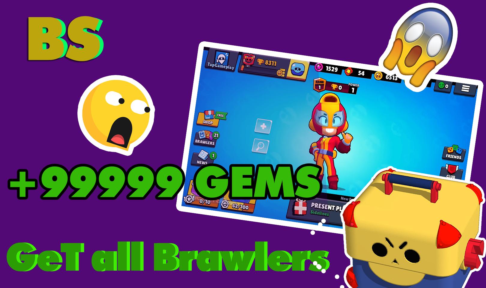Box Simulator For Brawl Stars Win Heroes And Gems For Android Apk Download - dessin gem brawl stars