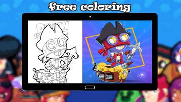 Coloring Book For Brawlers Stars Affiche