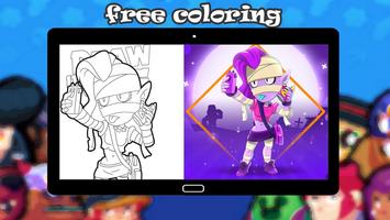 Coloring Book For Brawlers Stars screenshot 3