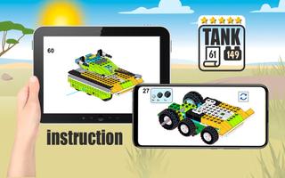 Tank Building Instruction bricks for WEDO 2.0 syot layar 1