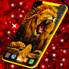 Brave Lion Live Wallpaper icono