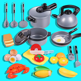 Food Games: Cook Breakfast 3D icône