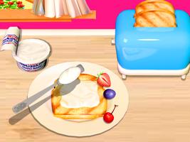 Food Games: Cook Breakfast 3D syot layar 2