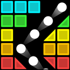 Bricks Breaker - physics ball blast glow आइकन