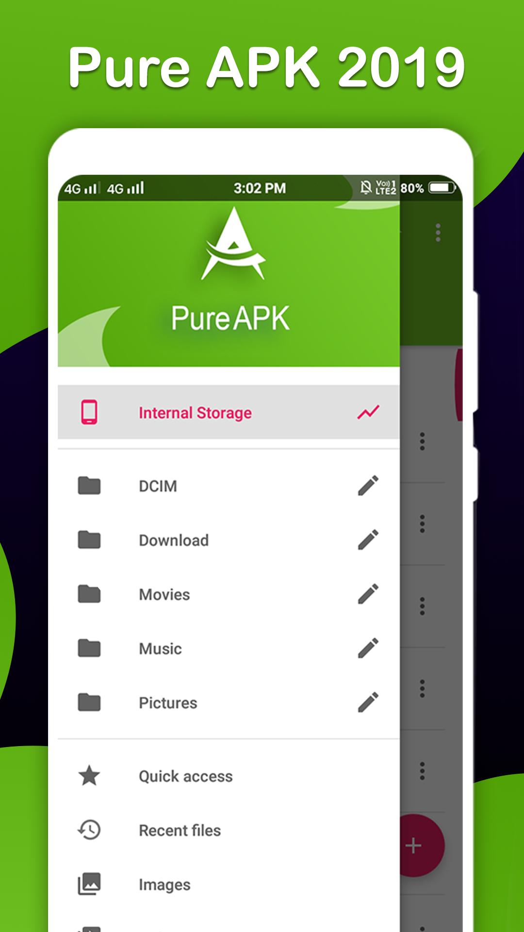 Pure APK File Manager - Apk Extractor & INSTALLER Для Андроид.