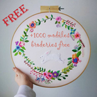 +1000 Motifs de broderie free иконка