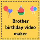 Birthday video maker Brother - icon
