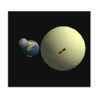 Earth, Moon & Sun ikona