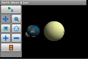 Poster Earth, Moon & Sun