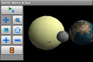 برنامه‌نما Earth, Moon & Sun عکس از صفحه