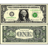 1 USD - 1 Dollar - One Dollar