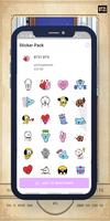 BT21 WASticker постер