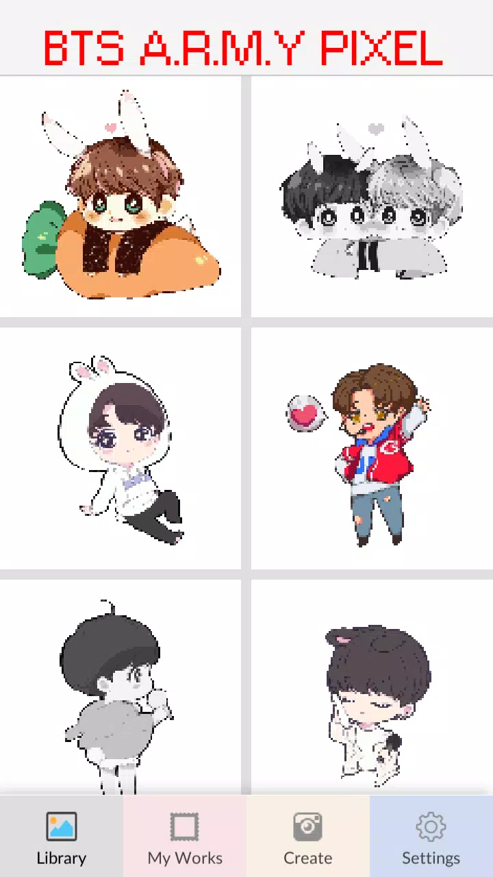 Tải xuống APK Tô Màu Số Pixel BTS - Pixel art BTS 2019 cho Android Tải Xuống Apk Tô Màu Số Pixel Bts - Pixel Art Bts 2019 Cho Android