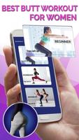 Butt Workout – Booty, Glutes & Buttocks Exercise poster