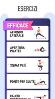 3 Schermata Allenamento Glutei