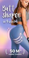 Buttocks Workout - Fitness App پوسٹر
