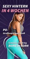 Po Übungen: Straffe Beine & Po Plakat