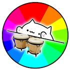 Bongo Cat Meme Play icône