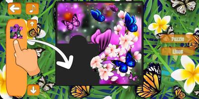 Butterfly jigsaw puzzle screenshot 1